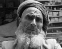 a man middle of Kerman's bazaar